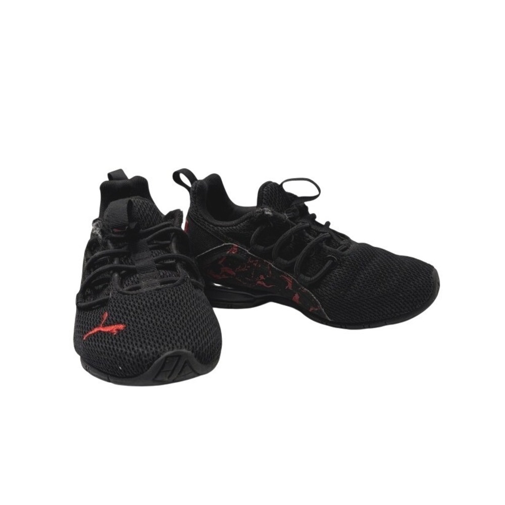 PUMA 377195-01‎ Axelion City Escape Puma Black Low Top Sneakers 12C Kids Boys